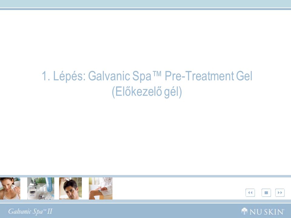 1. Lépés: Galvanic Spa™ Pre-Treatment Gel (Előkezelő gél)