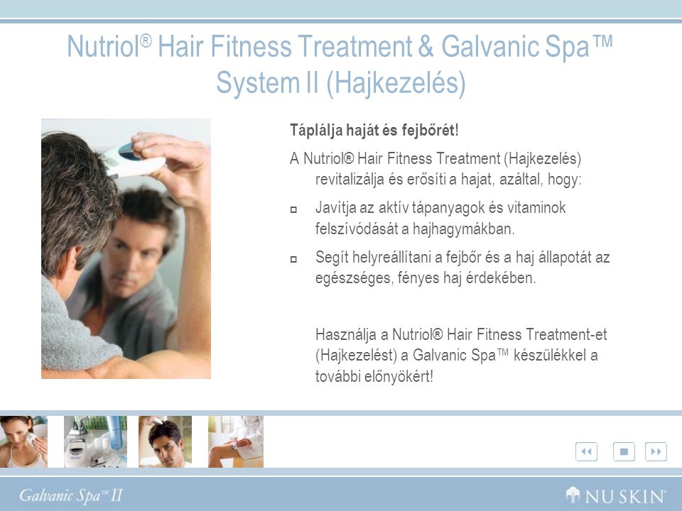 Nutriol® Hair Fitness Treatment & Galvanic Spa™ System II (Hajkezelés)