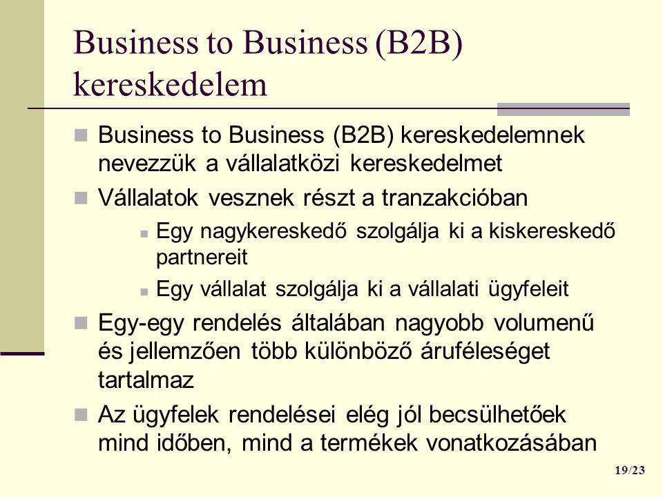 Business to Business (B2B) kereskedelem