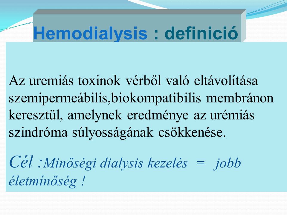 Hemodialysis : definició