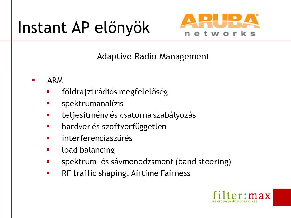 Adaptive Radio Management