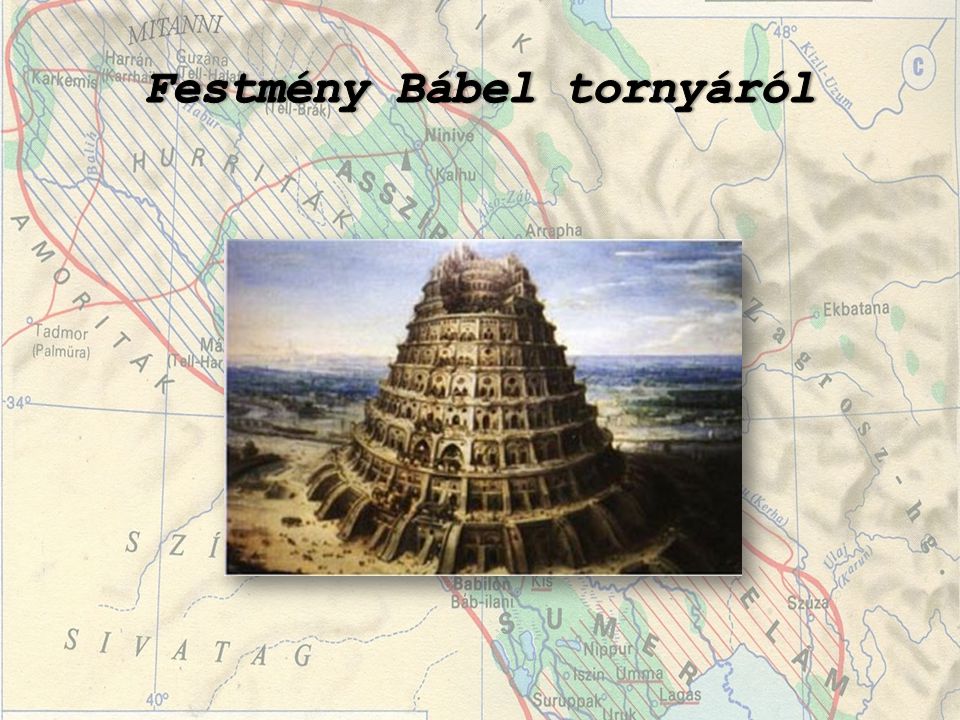 Festmény Bábel tornyáról