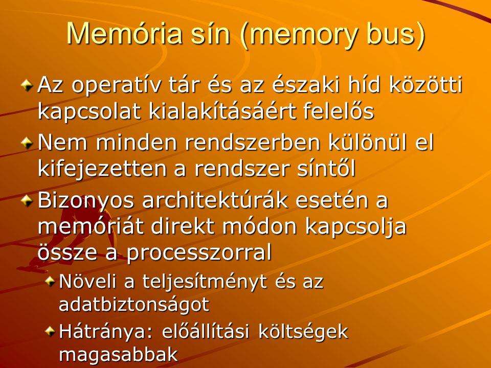 Memória sín (memory bus)