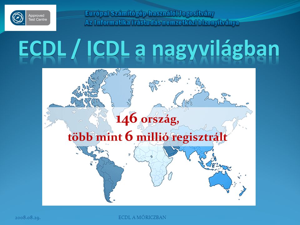 ECDL / ICDL a nagyvilágban