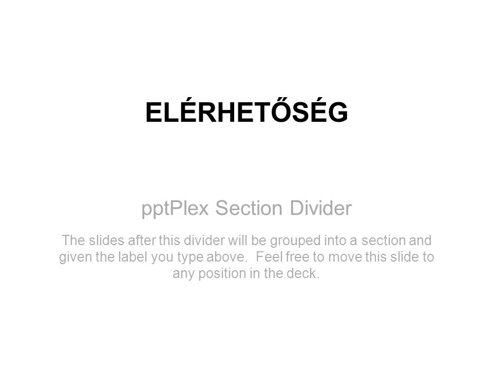 pptPlex Section Divider