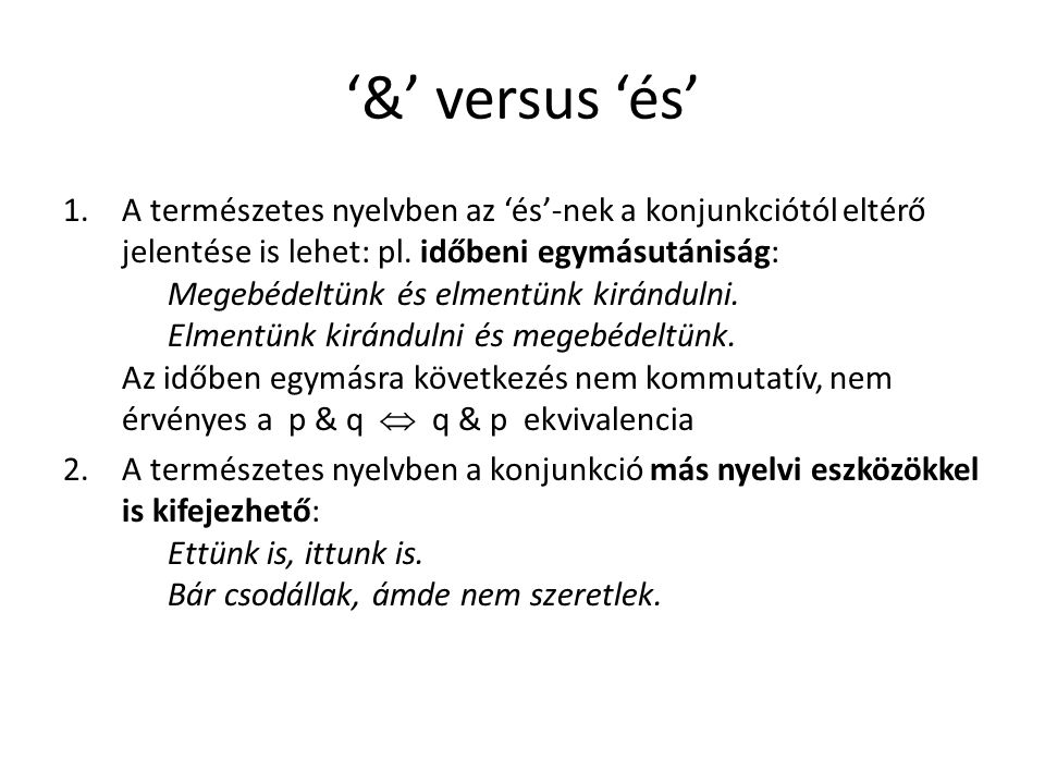 ‘&’ versus ‘és’