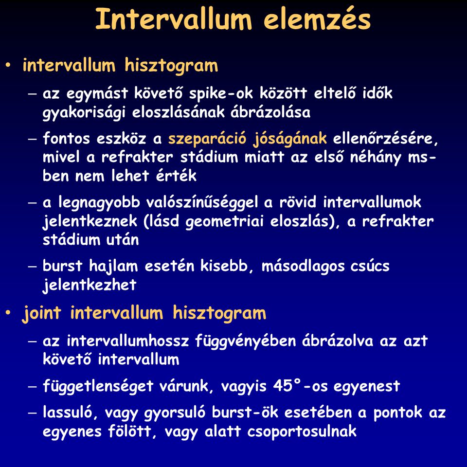 Intervallum elemzés intervallum hisztogram