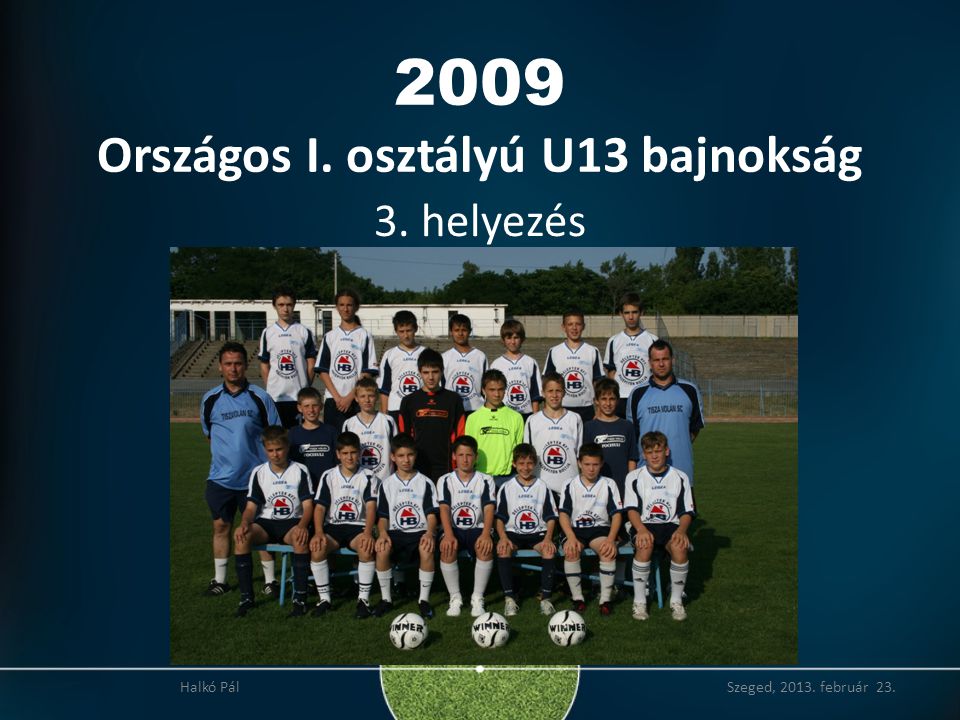 2009 Országos I. osztályú U13 bajnokság