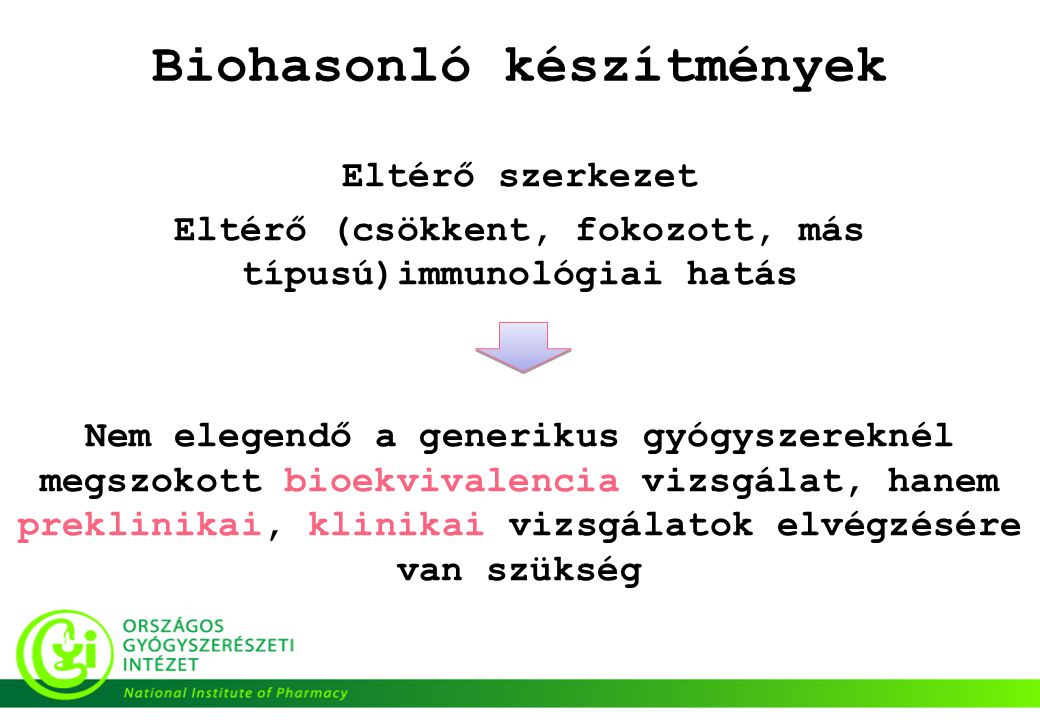 Biohasonló készítmények