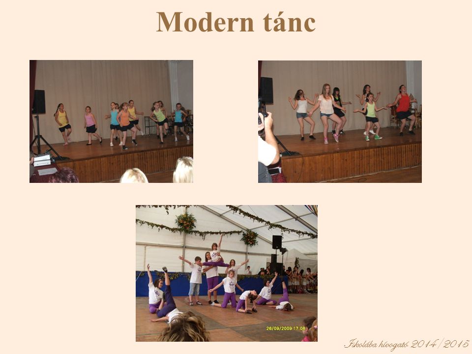 Modern tánc Iskolába hívogató 2014/2015