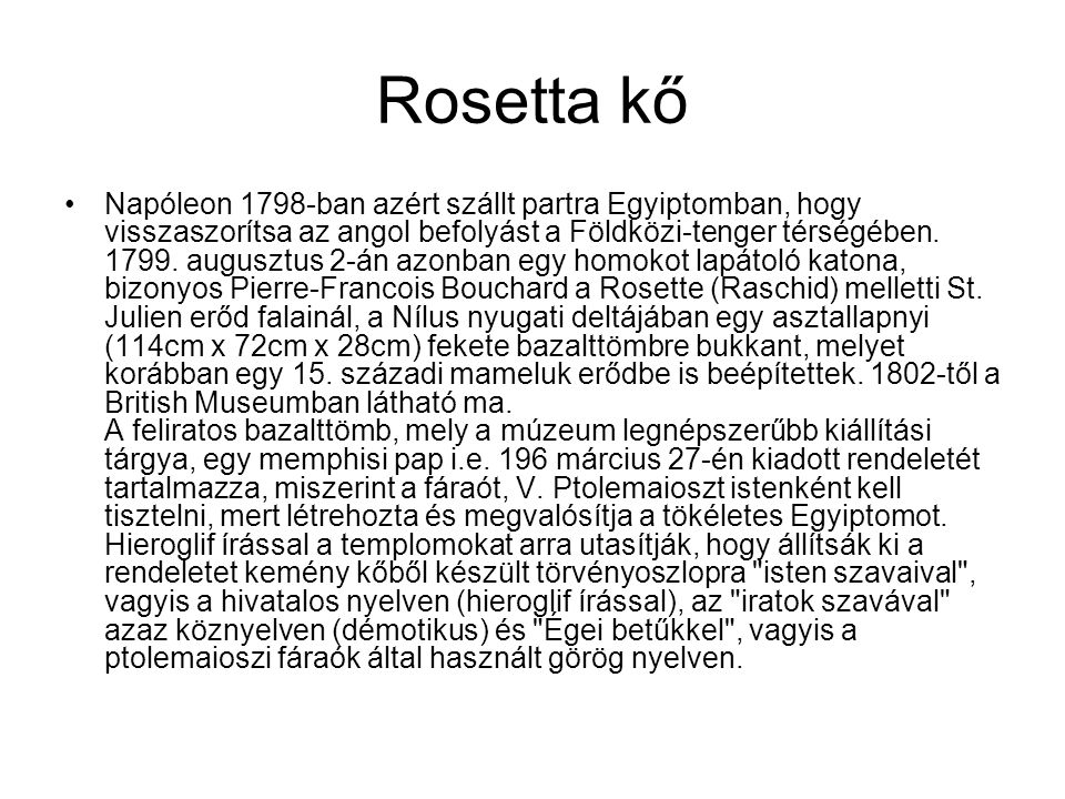 Rosetta kő