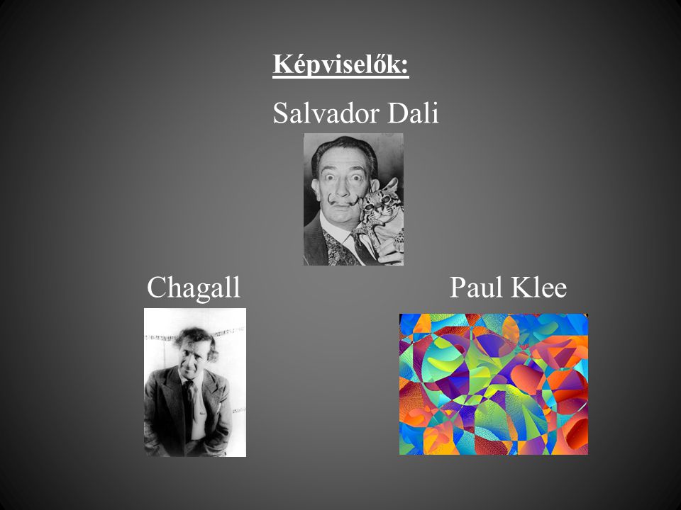 Salvador Dali Chagall Paul Klee