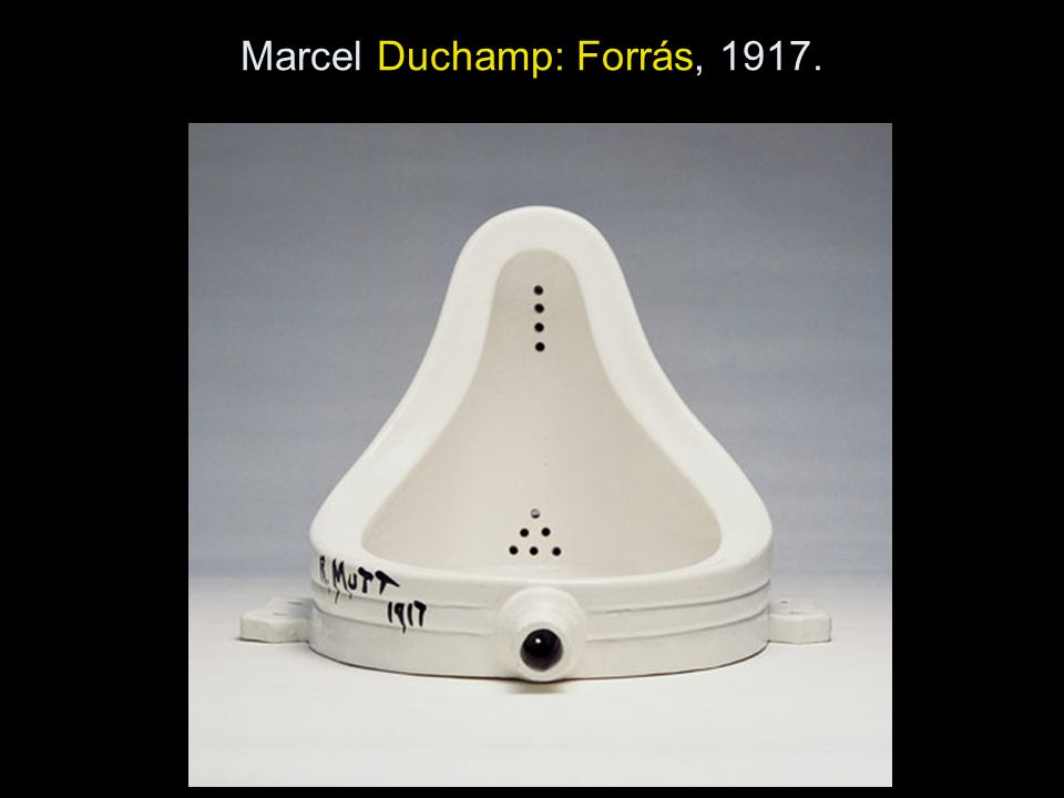 Marcel Duchamp: Forrás, 1917.