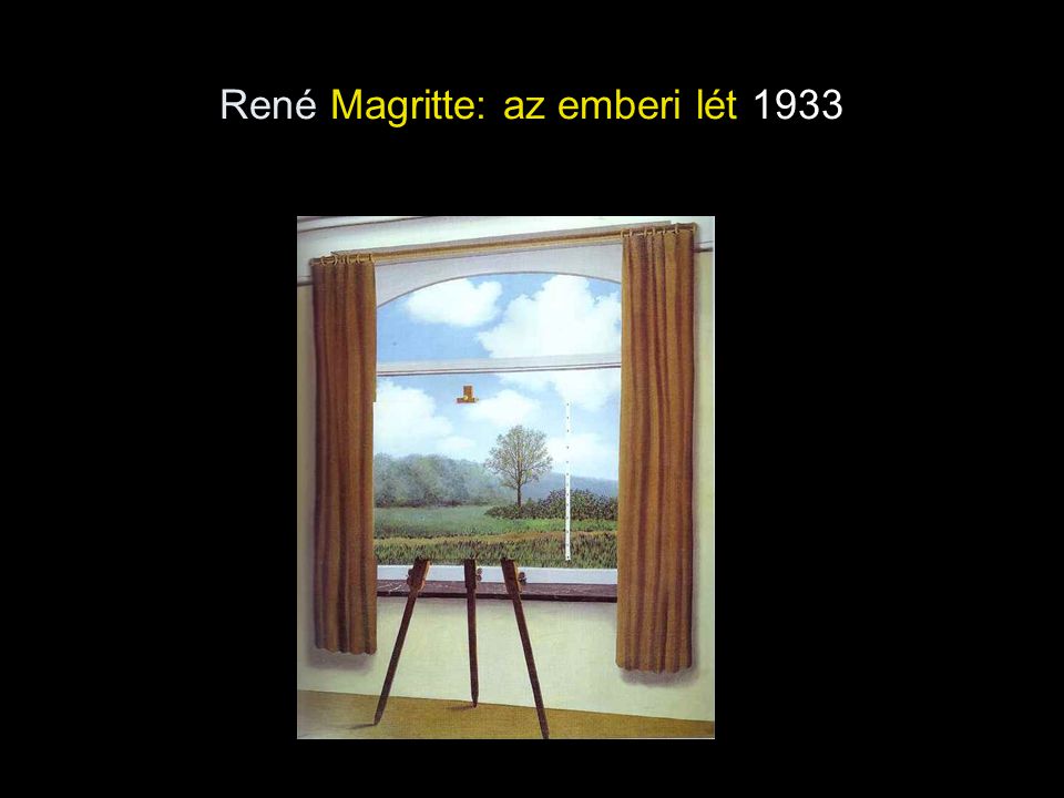 René Magritte: az emberi lét 1933