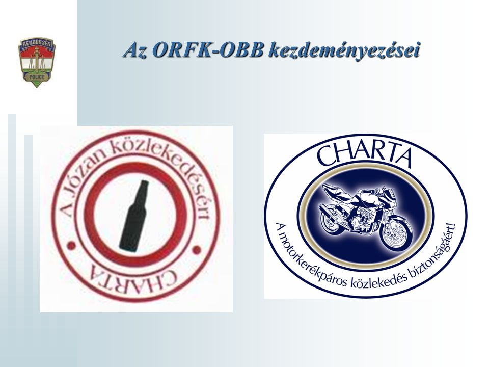Az ORFK-OBB kezdeményezései