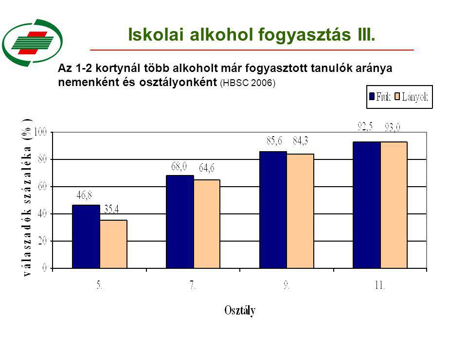 Iskolai alkohol fogyasztás III.