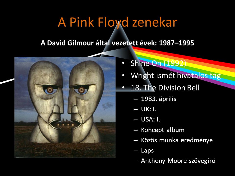 A David Gilmour által vezetett évek: 1987–1995