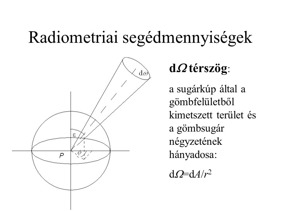 Radiometriai segédmennyiségek