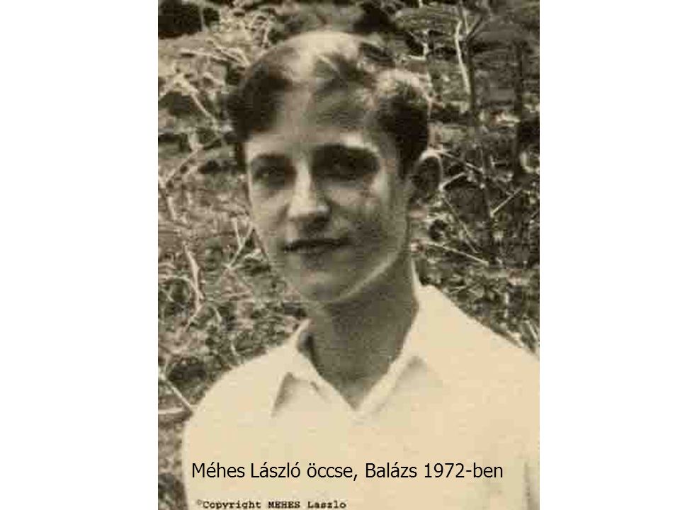 Méhes László öccse, Balázs 1972-ben