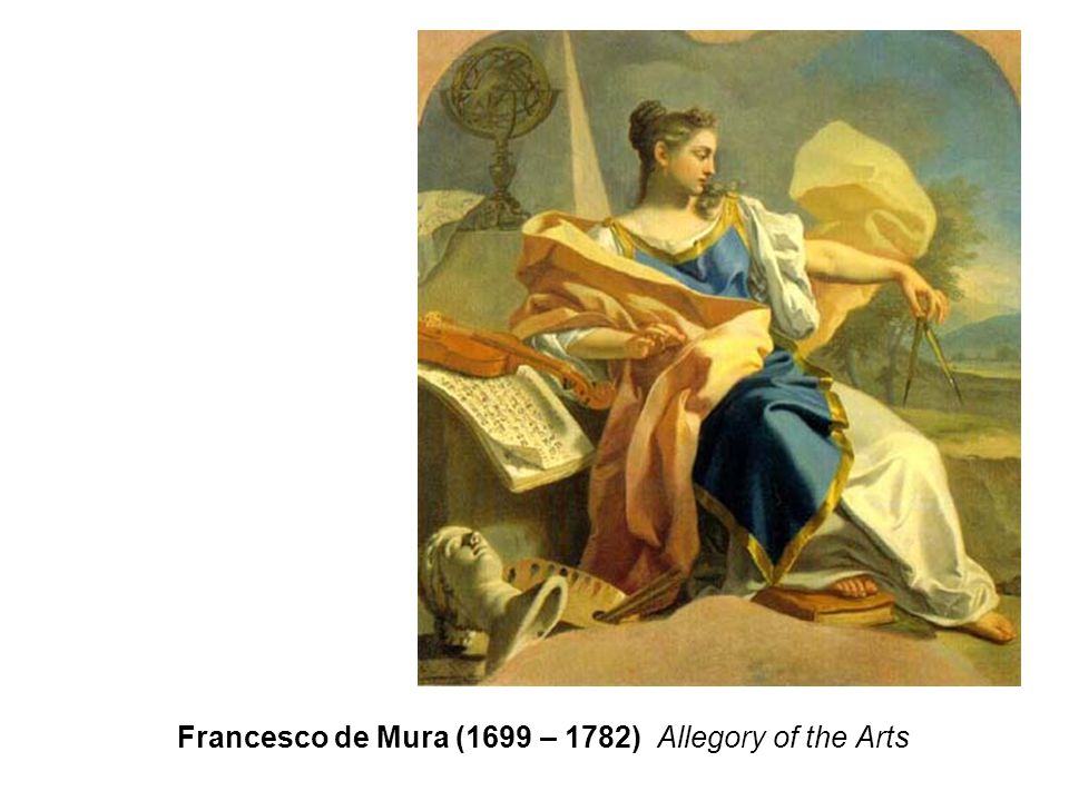 Francesco de Mura (1699 – 1782) Allegory of the Arts
