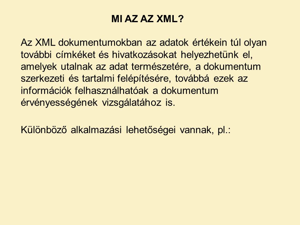 MI AZ AZ XML