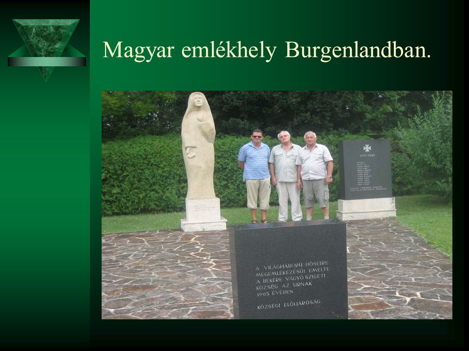 Magyar emlékhely Burgenlandban.