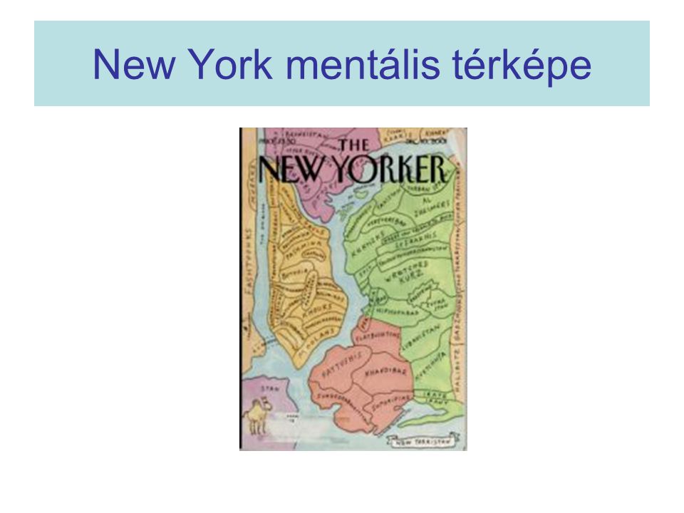 New York mentális térképe