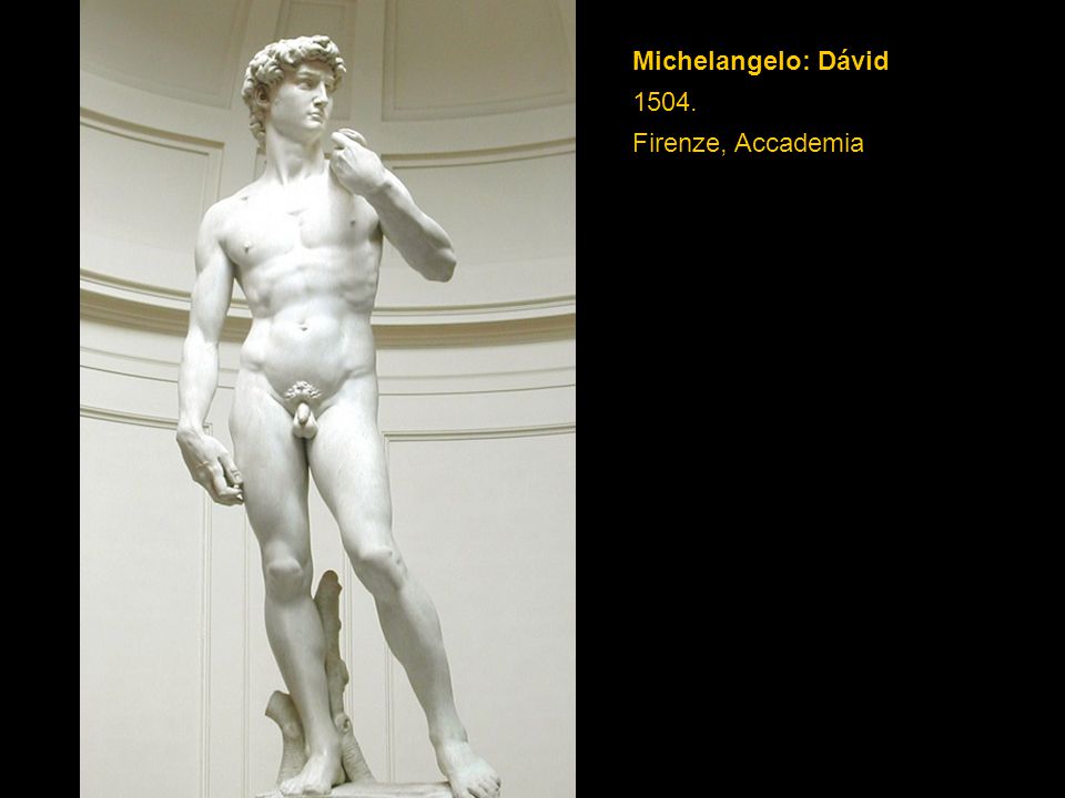 Michelangelo: Dávid Firenze, Accademia