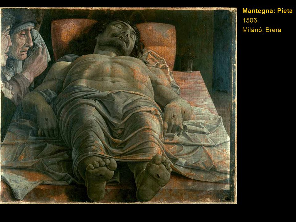 Mantegna: Pieta Milánó, Brera
