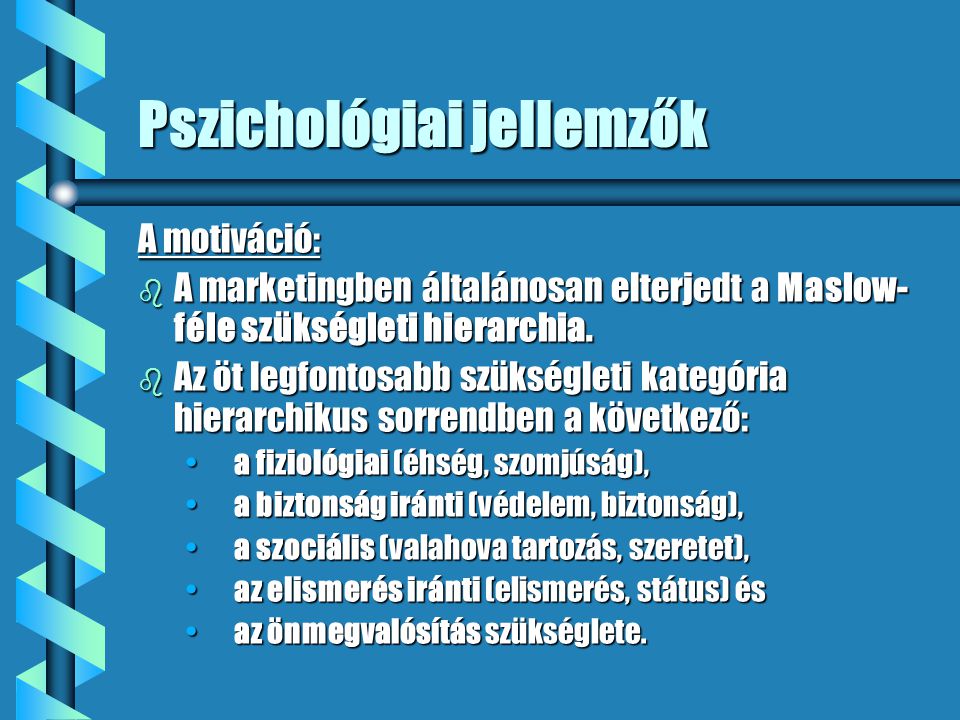 Pszichológiai jellemzők