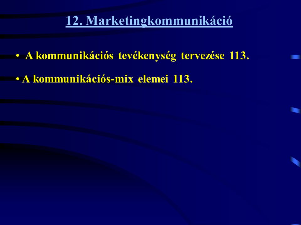12. Marketingkommunikáció