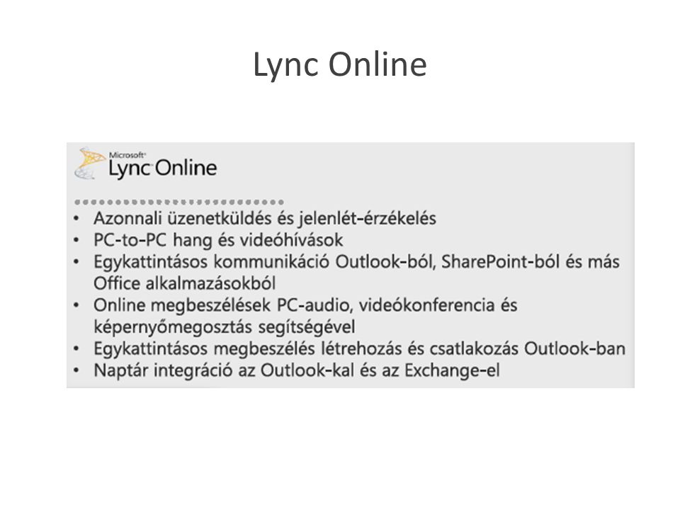 Lync Online