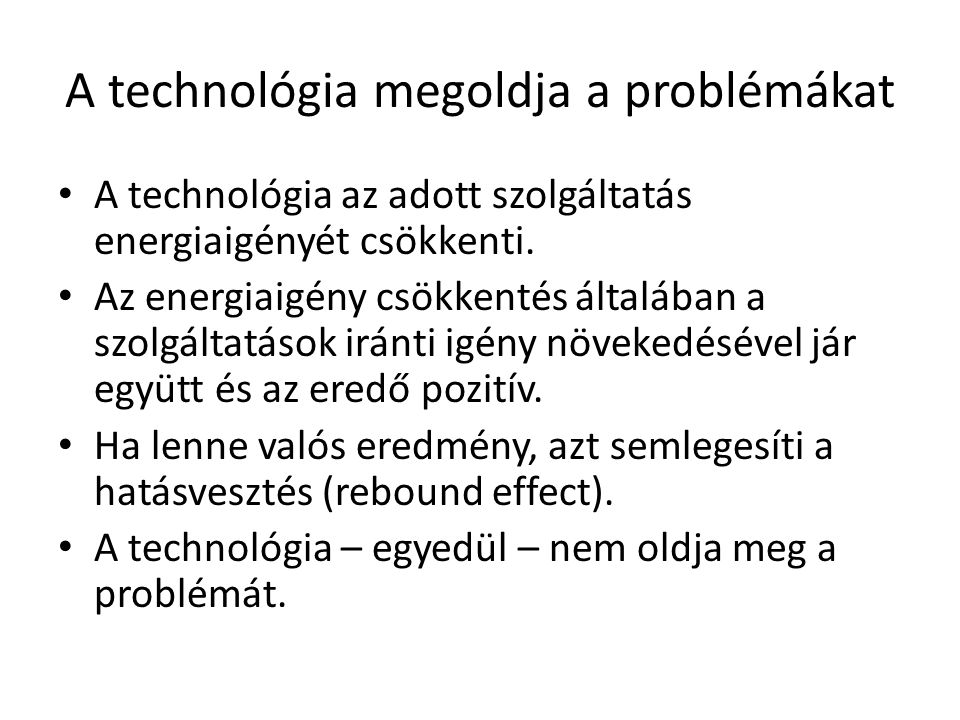 A technológia megoldja a problémákat
