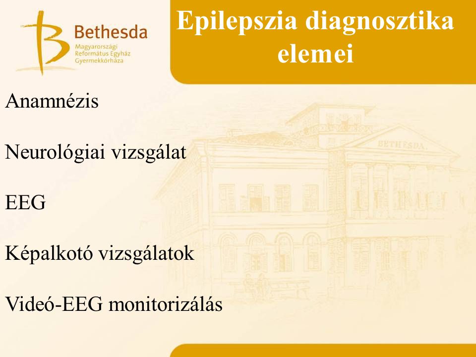 Epilepszia diagnosztika elemei