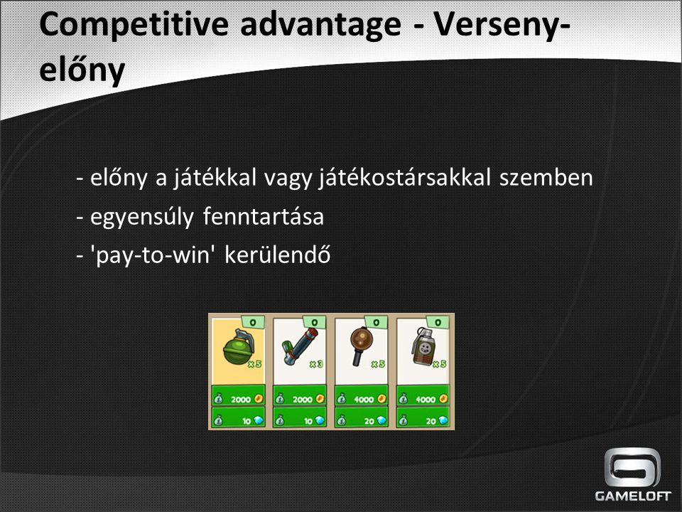 Competitive advantage - Verseny-előny