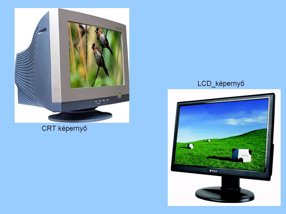 LCD_képernyő CRT képernyő