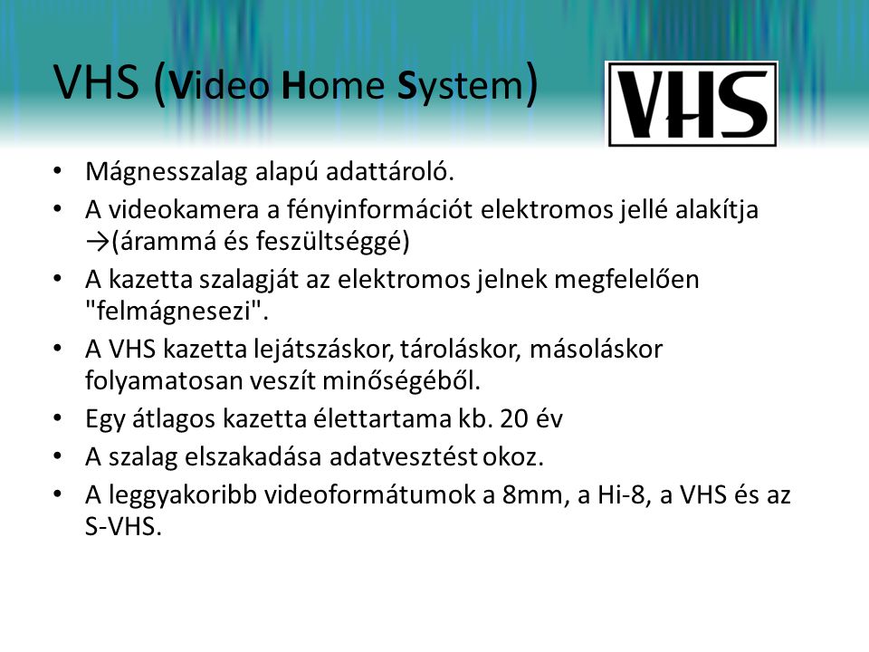 VHS (Video Home System)