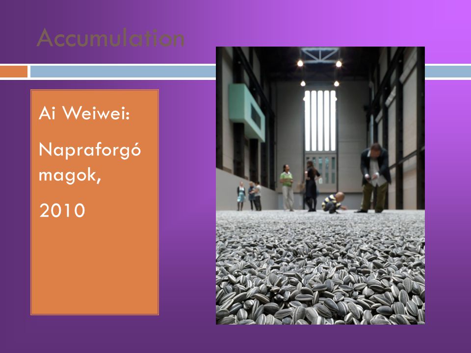 Accumulation Ai Weiwei: Napraforgó magok, 2010