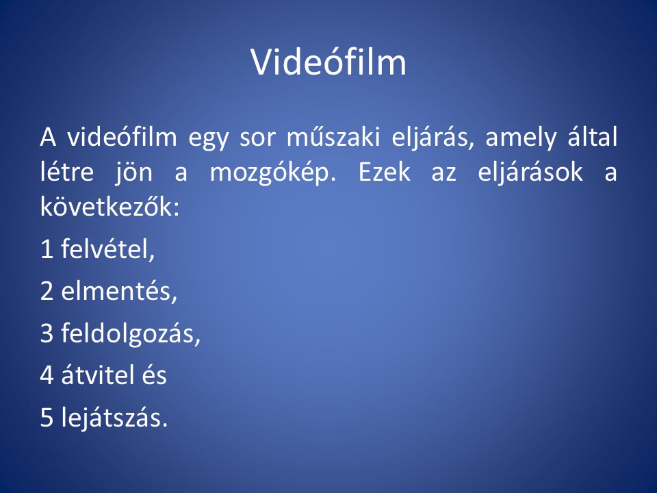 Videófilm