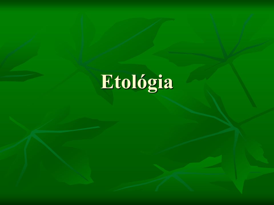 Etológia