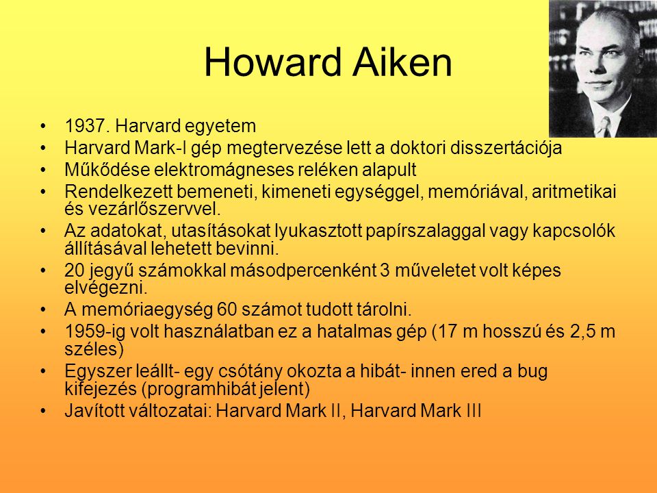 Howard Aiken Harvard egyetem