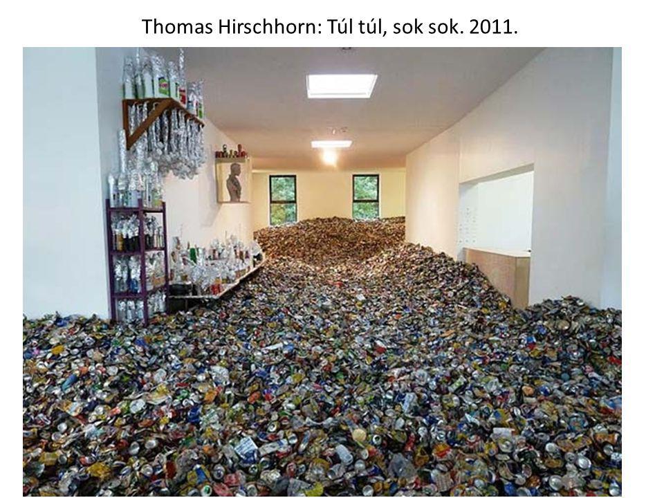 Thomas Hirschhorn: Túl túl, sok sok