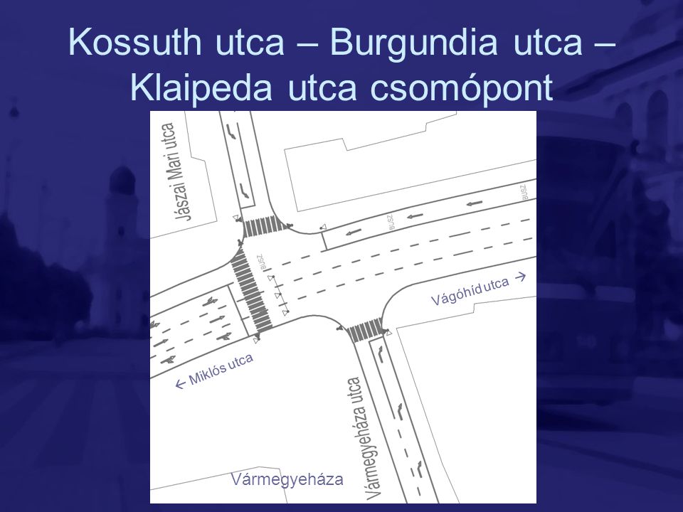 Kossuth utca – Burgundia utca – Klaipeda utca csomópont