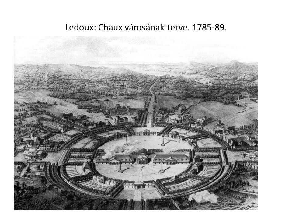 Ledoux: Chaux városának terve