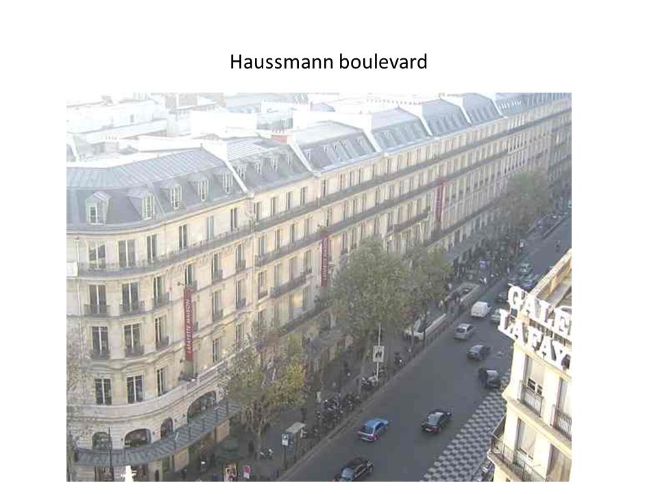 Haussmann boulevard