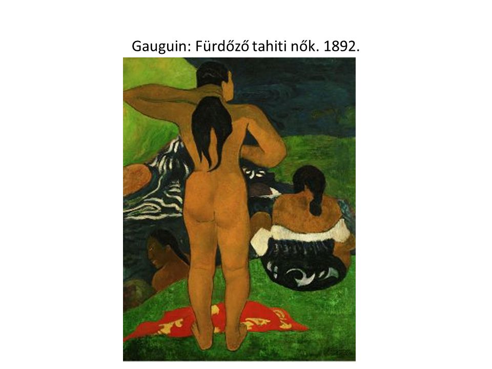 Gauguin: Fürdőző tahiti nők