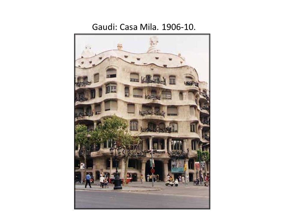 Gaudi: Casa Mila