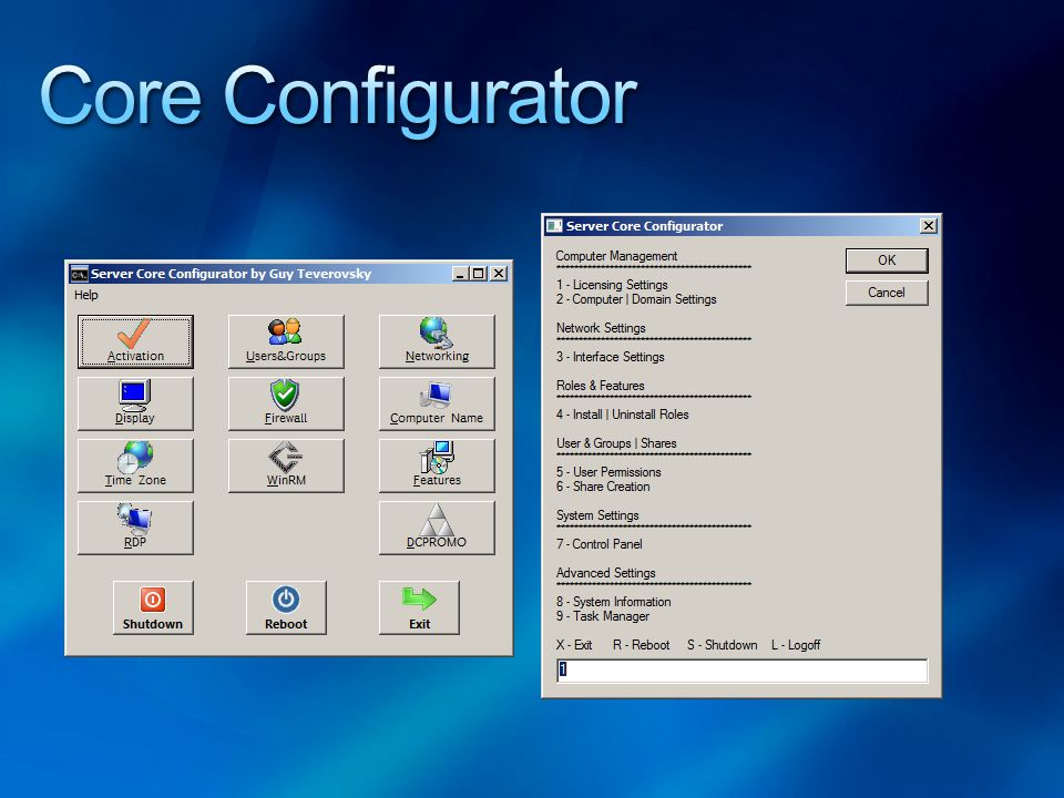 Core Configurator