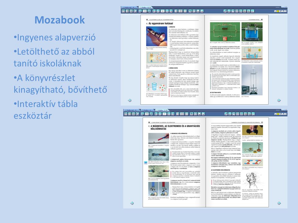 Mozabook Ingyenes alapverzió Letölthető az abból tanító iskoláknak