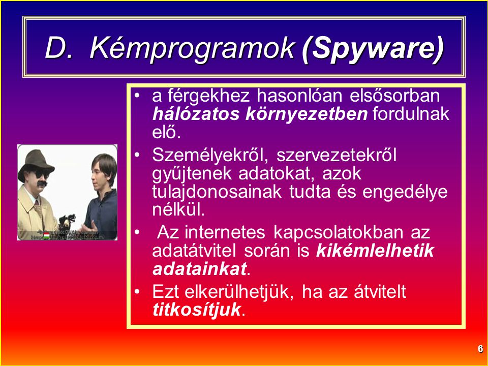 Kémprogramok (Spyware)